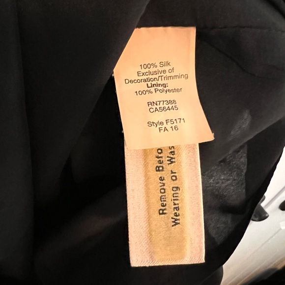 Madewell Embroidered Shift Dress Black Silk - Picture 11 of 11